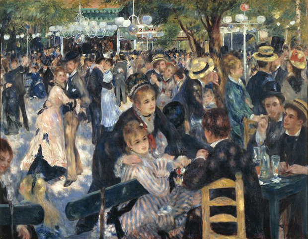 Dance at Le Moulin de la Galette (پیر آگوست رنوآر)